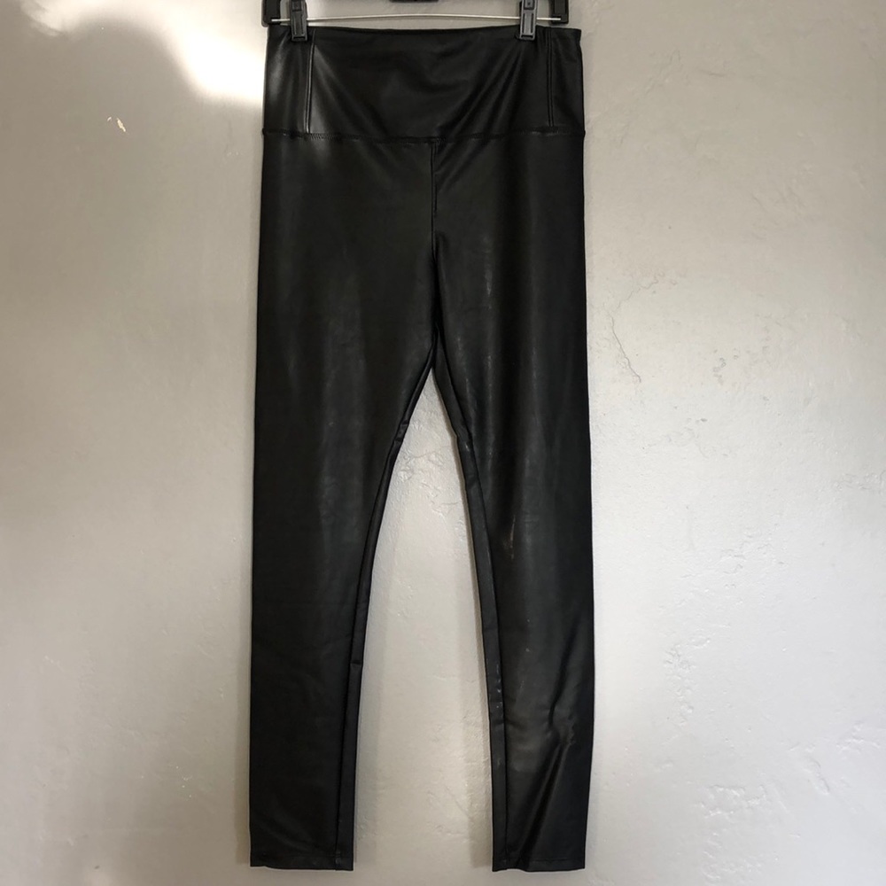 David Lerner Faux Leather Elliot Moto Leggings